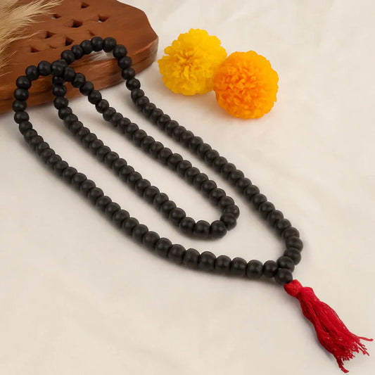 Original Karungali Mala 108 Beads Ebony Wood - 8MM
