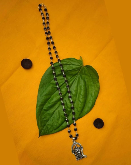 Original Karungali Mala With Murgan Locket 54beads - 8MM