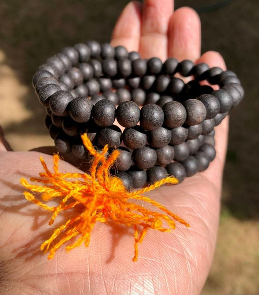 Original Karungali Mala 108 Beads Ebony Wood